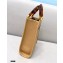 Fendi Leather Mini Sunshine Shopper Bag Beige 2021