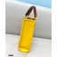 Fendi Leather Mini Sunshine Shopper Bag Yellow 2021