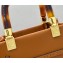Fendi Leather Mini Sunshine Shopper Bag Brown 2021