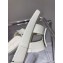 Roger Vivier Slide Covered Buckle Mules in Patent Leather White 2021