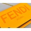 Fendi ROMA Leather Wallet On Chain Mini Bag Orange 2021