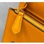 Fendi ROMA Leather Wallet On Chain Mini Bag Orange 2021
