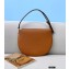Fendi Leather Small Croissant Hobo Bag Brown 2021