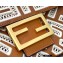 Fendi Brown Leather Medium Baguette Bag with FF Embroidery 2021