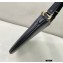 Fendi Leather Small Croissant Hobo Bag Black 2021