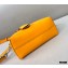 Fendi Heat-stamped FENDI ROMA By The Way Mini Boston Bag Orange 2021