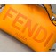 Fendi Heat-stamped FENDI ROMA By The Way Mini Boston Bag Orange 2021