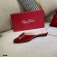 Roger Vivier Heel 2cm Belle Metal Buckle Mules in Leather Patent Burgundy 2021