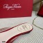 Roger Vivier Heel 2cm Belle Metal Buckle Mules in Leather Patent Burgundy 2021