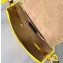 Fendi Leather Moonlight Shoulder Bag Yellow 2021