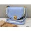 Fendi Leather Moonlight Shoulder Bag Sky Blue 2021