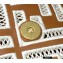 Fendi Brown Leather Medium Baguette Bag with FF Embroidery 2021