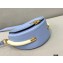 Fendi Leather Moonlight Shoulder Bag Sky Blue 2021