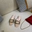 Roger Vivier Heel 2cm Belle Metal Buckle Mules in Leather Patent Nude 2021