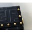 Fendi Baguette Trunk Mini Bag Leather Black 2021
