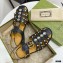 Gucci Rubber Sandals Black With Crystals 2021