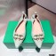 Bottega Veneta THE MADAME Horsebit Ballet Flats Suede Pale Green 2021