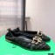 Bottega Veneta THE MADAME Horsebit Ballet Flats Suede Black 2021