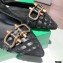Bottega Veneta THE MADAME Horsebit Ballet Flats Suede Black 2021