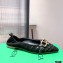 Bottega Veneta THE MADAME Horsebit Ballet Flats Suede Black 2021
