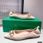 Bottega Veneta THE MADAME Horsebit Ballet Flats Suede Nude Pink 2021