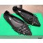 Bottega Veneta THE MADAME Bow Ballet Flats Suede Black 2021