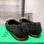 Bottega Veneta THE MADAME Horsebit Ballet Flats Intrecciato Suede Black 2021