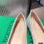 Bottega Veneta THE MADAME Bow Ballet Flats Intrecciato Suede Pale Green 2021
