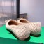 Bottega Veneta THE MADAME Bow Ballet Flats Intrecciato Suede Nude Pink 2021