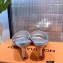 Louis Vuitton Monogram Studs Heel Revival Mules Silver 2021