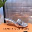Louis Vuitton Monogram Studs Heel Revival Mules Silver 2021