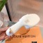 Louis Vuitton Monogram Studs Heel Revival Mules White 2021
