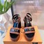 Louis Vuitton Monogram Studs Heel Podium Platform Sandals Brown 2021