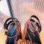 Louis Vuitton Monogram Studs Heel Podium Platform Sandals Brown 2021