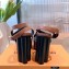 Louis Vuitton Monogram Studs Heel Podium Platform Sandals Brown 2021