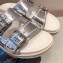 Louis Vuitton LV Trainer Mules Silver 2021