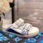 Louis Vuitton LV Trainer Mules White 2021
