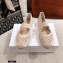 Dior Mesh Embroidery Caro Espadrilles Ballerina Flats White 2021