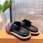 Louis Vuitton Monogram Nylon Pool Pillow Comfort Mules Brown 2021