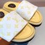 Louis Vuitton Monogram Nylon Pool Pillow Comfort Mules Yellow 2021