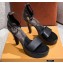 Louis Vuitton Monogram Afterglow Platform Sandals Black/Brown 2021