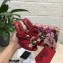 Dolce & Gabbana Crystal Heel 10.5cm Python Mules Red 2021