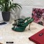 Dolce & Gabbana Crystal Heel 10.5cm Python Mules Green 2021