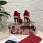 Dolce & Gabbana Heel 10.5cm T-strap Sandals Red with Pearls 2021