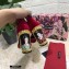 Dolce & Gabbana Heel 10.5cm T-strap Sandals Red with Pearls 2021