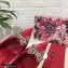 Dolce & Gabbana Heel 10.5cm Satin Pumps Red with Crystal Bow 2021