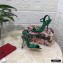Dolce & Gabbana Heel 10.5cm Leather Chain Sandals Green 2021