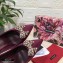 Dolce & Gabbana Heel 10.5cm Satin Pumps Burgundy with Crystal Bow 2021