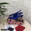 Dolce & Gabbana Heel 6.5cm Satin Slingbacks Blue with Crystal Bow 2021