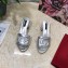 Dolce & Gabbana Heel 6.5cm Calfskin Mules Silver With DG Millennials Logo 2021